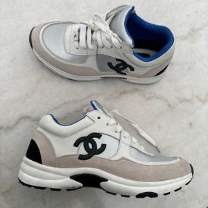 ❤️‼️SOLD‼️❤️ Chanel Suede Calfskin Sneakers Size 38